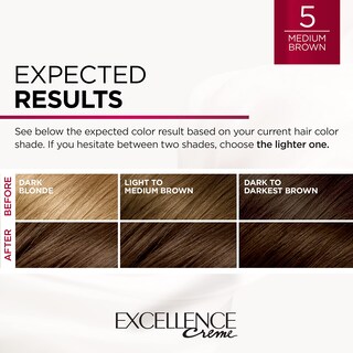 Foto 7 | Foto 7 | Tinte De Pelo L'oreal Paris Excellence Creme 5 Medium Brown X2 - Venta Internacional.