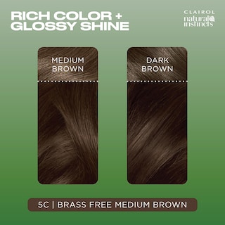 Foto 4 | Foto 4 | Tinte Para El Cabello Clairol Natural Instincts 5c Brass Free Med Brown - Venta Internacional.