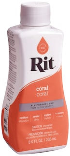 Foto 2 | Foto 2 | Tinte Para Telas Rit, Líquido Multiusos, Coral, 240 Ml - Venta Internacional.