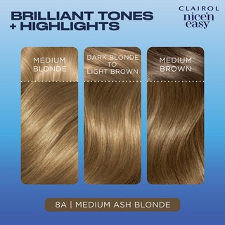 Foto 5 | Foto 5 | Tinte Para El Cabello Clairol Nice'n Easy 8a, Rubio Ceniza Medio, Paquete De 1 - Venta Internacional.