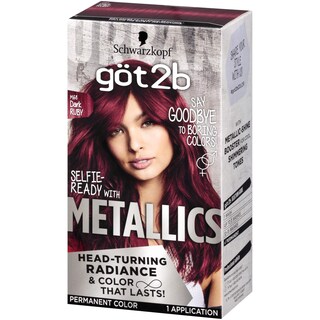 Foto 1 | Foto 1 | Tinte De Pelo Schwarzkopf Got2b Metallics M68 Dark Ruby - Venta Internacional.