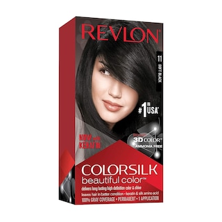 Foto 1 | Foto 1 | Tinte Para El Cabello Revlon Colorsilk Beautiful Color Soft Black X8 - Venta Internacional.