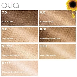 Foto 7 | Foto 7 | Tinte Para El Cabello Garnier Olia Sin Amoniaco B+++ Bleach Blonde X2 - Venta Internacional.