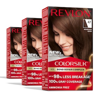 Foto 1 | Foto 1 | Tinte Para El Cabello Revlon Colorsilk W/ Bond Repair Complex 47 Brown - Venta Internacional.