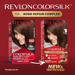 Foto 2 | Foto 2 | Tinte Para El Cabello Revlon Colorsilk W/ Bond Repair Complex 47 Brown - Venta Internacional.