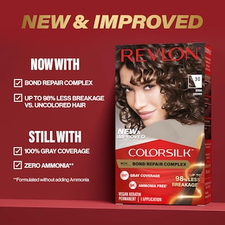 Foto 3 | Foto 3 | Tinte Para El Cabello Revlon Colorsilk W/ Bond Repair Complex 47 Brown - Venta Internacional.