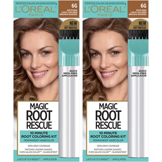 Foto 1 | Foto 1 | Tinte De Pelo L'oréal Paris Root Rescue Light Golden Brown, Paquete De 2 - Venta Internacional.