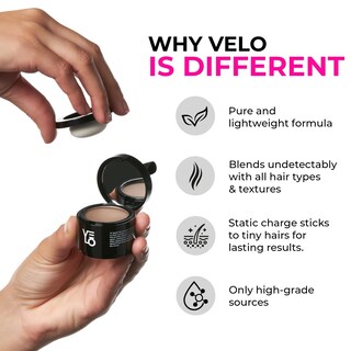 Foto 7 | Foto 7 | Hairline Powder Velo Instant Conceal Para Cabello Fino, Castaño Oscuro - Venta Internacional.