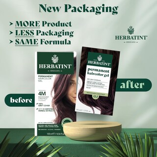 Foto 2 | Foto 2 | Tinte Para El Cabello Herbatint 4m Caoba Castaño, 170 Ml, Sin Amoniaco, Vegano - Venta Internacional.