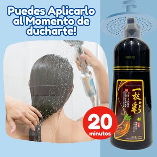 Foto 5 | Foto 5 | Shampoo Tinte 500ml Natural Cubre Canas Instantáneo (color Café Claro)