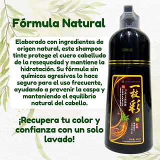 Foto 4 | Foto 4 | Shampoo Tinte 500ml Natural Cubre Canas Instantáneo (color Marrón)