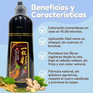 Foto 6 | Foto 6 | Shampoo Tinte 500ml Natural Cubre Canas Instantáneo (color Marrón)