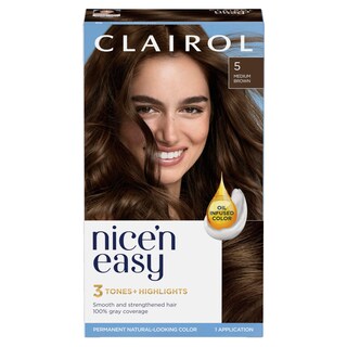 Foto 1 | Foto 1 | Tinte De Pelo Clairol Nice'n Easy 5, Marrón Mediano, Paquete De 1 - Venta Internacional.