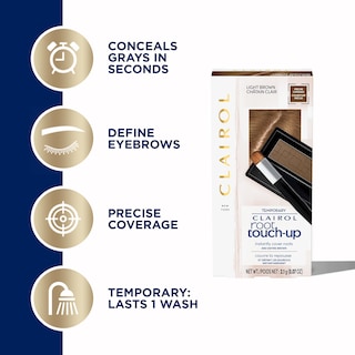 Foto 4 | Foto 4 | Polvo Corrector Temporal Root Touch-up Clairol Brown Claro - Venta Internacional.