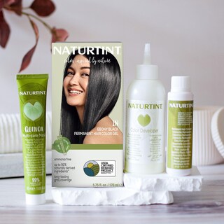 Foto 6 | Foto 6 | Tinte De Pelo Naturtint 1n Ebony Black Permanent Vegan - Venta Internacional.