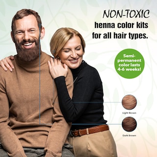 Foto 5 | Foto 5 | Tinte Para El Cabello Light Mountain Henna Color The Grey Dark Brown 200 Ml - Venta Internacional.