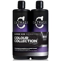 Paquete Doble De Champú Y Acondicionador Tigi Fashionista Violet 1.5 L - Venta Internacional.
