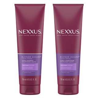 Foto 1 | Foto 1 | Combo De Champú Y Acondicionador Nexxus Blonde Purple 400 Ml - Venta Internacional.