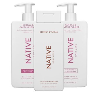 Foto 1 | Foto 1 | Paquete De 4 Unidades De Champú, Acondicionador Y Gel De Baño Native - Venta Internacional.