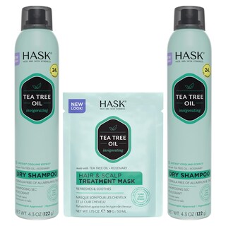 Foto 1 | Foto 1 | Set De Cuidado Capilar Hask Tea Tree Revitalizing Dry Shampoo X2 - Venta Internacional.