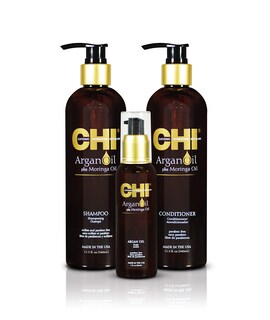 Foto 1 | Foto 1 | Kit Trio Chi Argan Oil + Moringa Oil Luxe Con Champú Y Acondicionador - Venta Internacional.