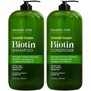 Foto 1 | Foto 1 | Set De Champú Y Acondicionador Majestic Pure Biotin 480 Ml - Venta Internacional.