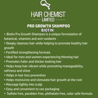 Foto 4 | Foto 4 | Set De Champú Y Acondicionador Biotin Pro-growth De Hair Chemist - Venta Internacional.