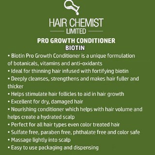 Foto 6 | Foto 6 | Set De Champú Y Acondicionador Biotin Pro-growth De Hair Chemist - Venta Internacional.
