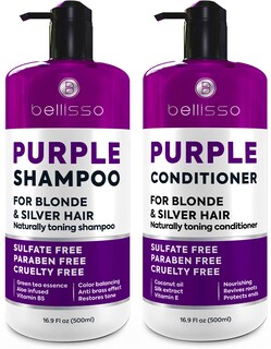 Foto 1 | Foto 1 | Set De Champú Y Acondicionador Bellisso Purple Platinum Blonde - Venta Internacional.
