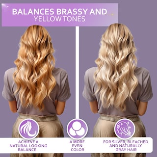 Foto 2 | Foto 2 | Set De Champú Y Acondicionador Bellisso Purple Platinum Blonde - Venta Internacional.