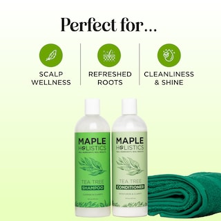 Foto 7 | Foto 7 | Set De Champú Y Acondicionador Maple Holistics Con Aceite De Árbol De Té - Venta Internacional.
