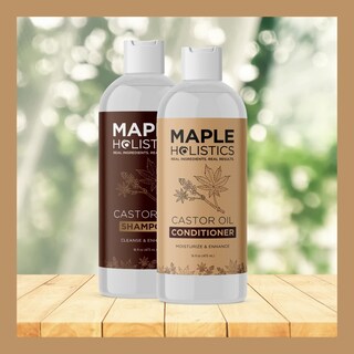 Foto 4 | Foto 4 | Set De Champú Y Acondicionador Maple Holistics Castor Oil - Venta Internacional.