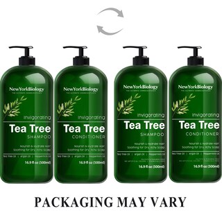 Foto 4 | Foto 4 | Set De Champú Y Acondicionador New York Biology Tea Tree 500 Ml - Venta Internacional.