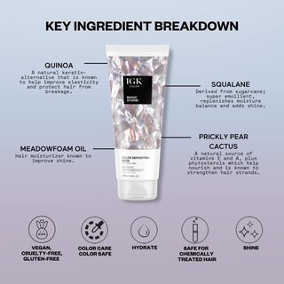 Foto 5 | Foto 5 | Mascarilla Depositante De Color Igk Magic Storm Pálido Violeta Gris 180 Ml - Venta Internacional.