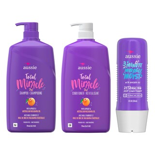 Foto 1 | Foto 1 | Champú Acondicionador Y Tratamiento Aussie Total Miracle Para El Cuidado Del Cabello - Venta Internacional.
