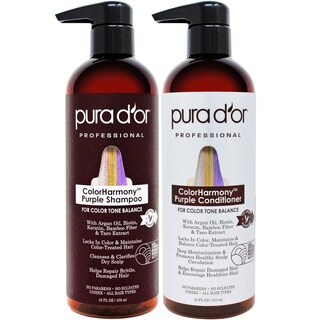 Foto 1 | Foto 1 | Set De Champú Y Acondicionador Pura D'or Colorharmony Biotin 480ml - Venta Internacional.