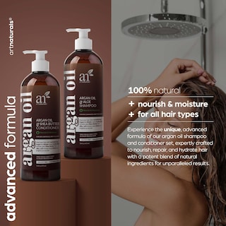 Foto 2 | Foto 2 | Set De Champú Y Acondicionador Artnaturals Con Aceite De Argán 480 Ml 2 Unidades - Venta Internacional.