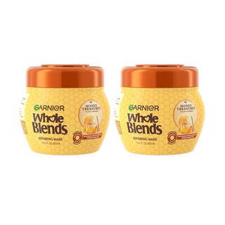 Foto 1 | Foto 1 | Mascarilla Reparadora Garnier Whole Blends Honey Treasures 2 Piezas de 300 ml-Venta Internacional