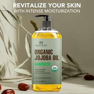 Foto 2 | Foto 2 | Aceite De Jojoba Botanic Hearth Orgánico, 240 Ml, 100% Puro, Prensado En Frío - Venta Internacional.