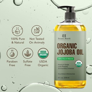 Foto 6 | Foto 6 | Aceite De Jojoba Botanic Hearth Orgánico, 240 Ml, 100% Puro, Prensado En Frío - Venta Internacional.