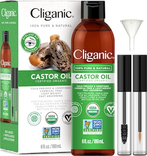 Foto 1 | Foto 1 | Aceite de Ricino Cliganic con Kit de Pestañas de 180 Ml - Venta Internacional
