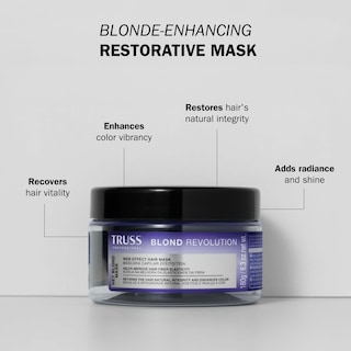 Foto 2 | Foto 2 | Mascarilla Capilar Truss Blond Revolution Net Blond Que Realza El Color 185 Ml - Venta Internacional.