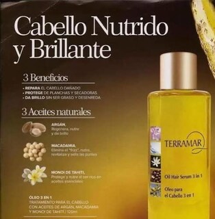Foto 3 | Foto 3 | Aceite Terramar De Argán, Macadamia Y Monoi De Tahití 120ml - Venta Internacional.