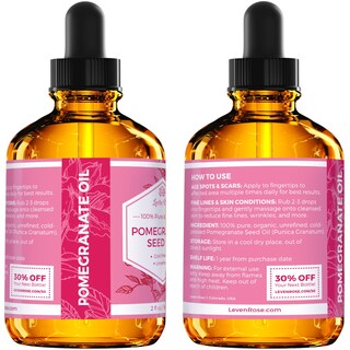 Foto 5 | Foto 5 | Aceite De Semillas De Granada Leven Rose, 60 Ml, 100% Puro, Sin Refinar - Venta Internacional.