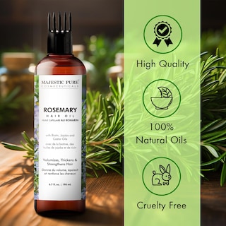 Foto 5 | Foto 5 | Aceite De Romero Majestic Pure Para El Crecimiento Del Cabello, 200 Ml Con Biotina - Venta Internacional.
