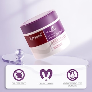 Foto 3 | Foto 3 | Mascarilla Capilar Karseell Maca Power Purple Neutraliza El Latón 500ml - Venta Internacional.