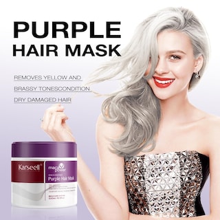 Foto 4 | Foto 4 | Mascarilla Capilar Karseell Maca Power Purple Neutraliza El Latón 500ml - Venta Internacional.