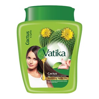Foto 1 | Foto 1 | Mascarilla Capilar Con Aceite Caliente Vatika Naturals Cactus & Garlic 500 Ml - Venta Internacional.