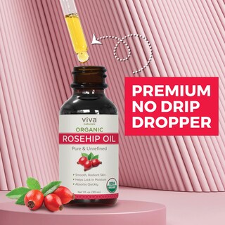 Foto 3 | Foto 3 | Aceite Orgánico De Semillas De Rosa Mosqueta Viva Naturals, 30 Ml, 100% Puro - Venta Internacional.
