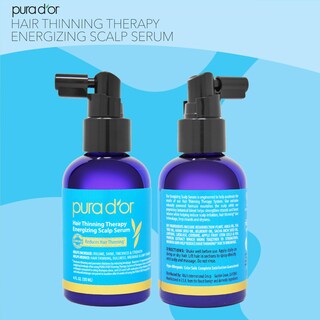 Foto 5 | Foto 5 | Sérum Energizante Para Tratamiento De Adelgazamiento Del Cabello Pura D'or 120 Ml - Venta Internacional.